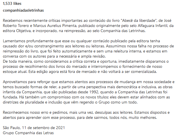 Publicado pela Companhia das Letrinhas, o livro "Abecê da liberdade" conta a história do abolicionista Luiz Gama