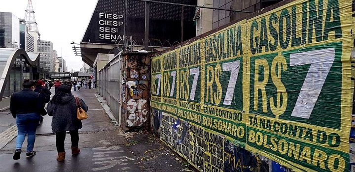 Redução no preço da gasolina