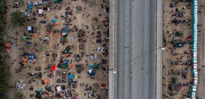 Campo de fronteira dos EUA é fechado