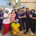 Nesta quinta quinta-feira (23), os pacientes Fernando Giró e Márcia Valéria Mota da Silva, que foram internados no Hospital Municipal Mariana Maria de Jesus, por causa do Corona Vírus, retornaram à unidade para homenagear os profissionais que foram incansáveis na recuperação de ambos.