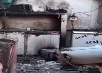 Polícia Civil apura se um incêndio ocorrido na manhã desta quarta-feira em um restaurante no Jardim Esperança, em Cabo Frio, na Região dos Lagos, foi causado por clientes da Eagle Eyes,