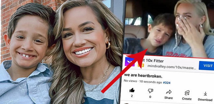 O vlogger do YouTube foi criticado por "vídeo perturbador", forçando filho a chorar diante da câmera por visualizações. Foto: @jordancheyenneofficial via Instagram, Jordan Cheyenne via YouTube