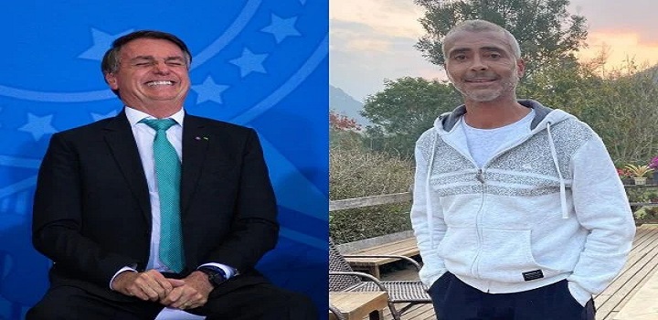 Romário reafirma voto em Bolsonaro
