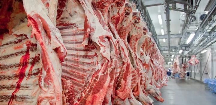 O veto da China à carne brasileira, que dura seis semanas, repercute no exterior.