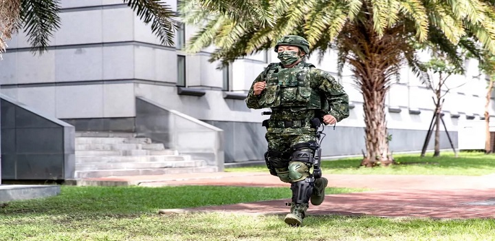 governo de Taiwan garante que criou um traje militar de exoesqueleto movido a bateria.
