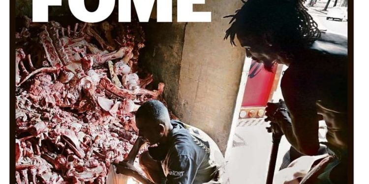 Fome no Brasil: Pessoas catando restos de animais no Rio de Janeiro