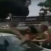 Um homem foi flagrado depredando o veículo de uma mulher no último domingo, em Taguatinga, Distrito Federal.