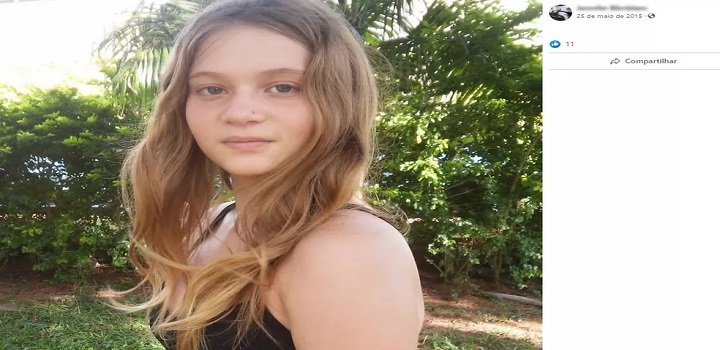 Jennifer Eduarda setembro foi encontrado às margens de uma estrada
