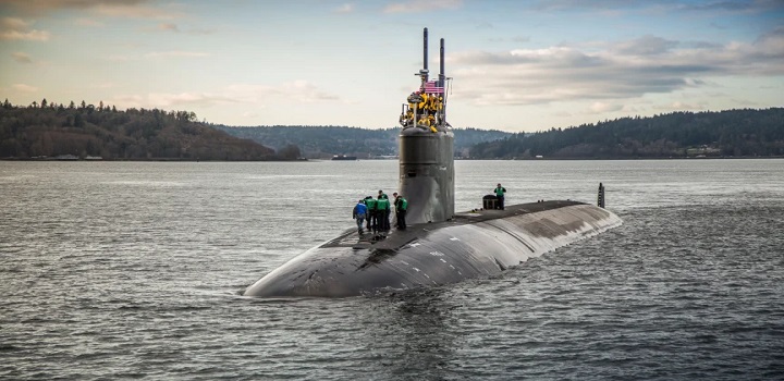 Acidente com submarino dos EUA na China