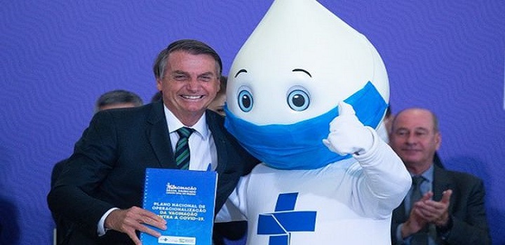 presidente Jair Bolsonaro (sem partido) disse, em entrevista à Jovem Pan, que decidiu não se vacinar contra a Covid-19