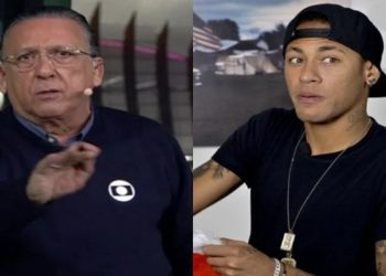 trecho final da transmissão da TV Globo, do empate entre Brasil e Colômbia pelas Eliminatórias da Copa, teve um áudio vazado em que parece que o locutor Galvão Bueno chama Neymar de “idiota”
