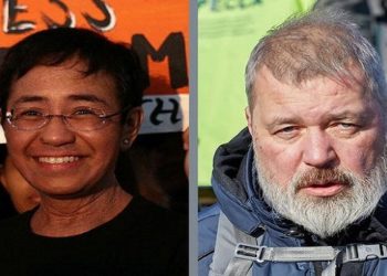 Os jornalistas Maria Ressa e Dmitri Muratov receberam o Prêmio Nobel da Paz pela sua luta pela liberdade de expressão nas Filipinas e na Rússia, respectivamente, anunciou nesta sexta-feira (08/10), em Oslo, o Comitê do Nobel.