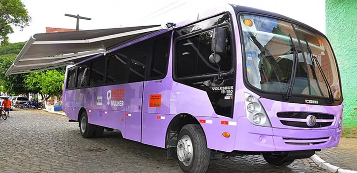 Ônibus Lilás em Macaé