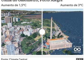 Como o aumento da temperatura global e a elevação do nível do mar vai afetar na prática diferentes regiões do planeta?