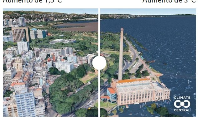 Como o aumento da temperatura global e a elevação do nível do mar vai afetar na prática diferentes regiões do planeta?