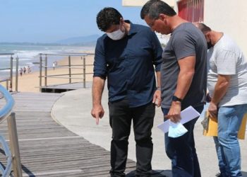 prefeitura inicia reforma da orla dos cavaleiros
