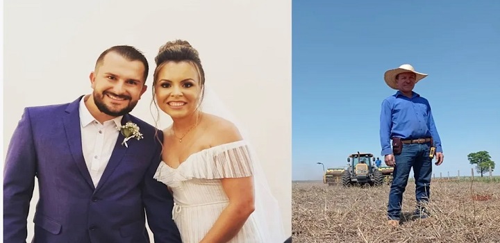 Dayane Claudino Miranda Marcos foi presa com o marido, Tiago da Rosa Marcos, por suspeita de ter mandado matar o pai, Paulo Sergio de Freitas Miranda - Reprodução/G1 O produtor rural Paulo Sergio de Freitas Miranda, de 57 anos, foi assassinado em Naviraí (MS)