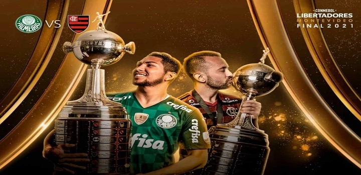 Últimos dois campeões da Libertadores, Palmeiras e Flamengo decidem, neste sábado (27), o título de 2021 do maior campeonato de clubes da América.