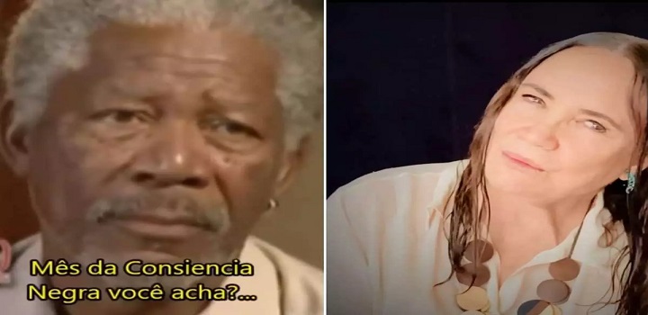 No dia seguinte à celebração do Dia da Consciência Negra, a atriz Regina Duarte postou um vídeo no seu perfil no Instagram, no qual o também ator Morgan Freeman fala, em uma entrevista, que a data é ridícula
