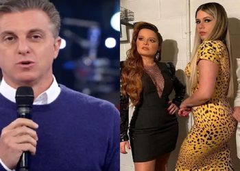Apresentador citou que as três estavam "magrinhas" na última participação no "Domingão" Declaração gerou revolta nas redes sociais e sua postura foi chamada de "sem noção"