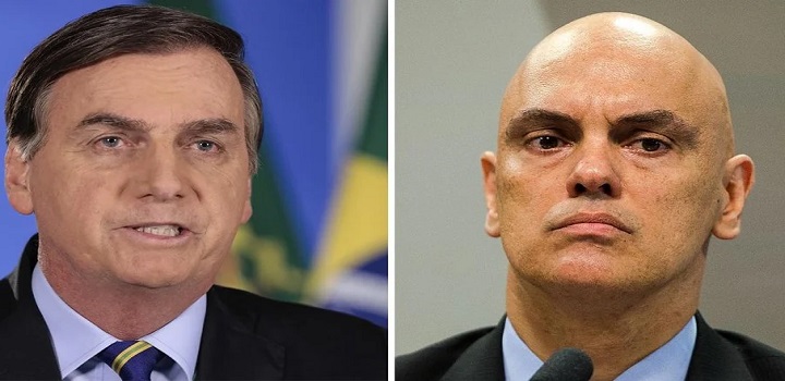 Bolsonaro desafia Alexandre de Moraes