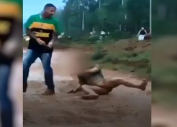Um jovem foi amarrado e puxado por uma estrada de terra após uma cavalgada realizada no último sábado (18), em Alto Paraíso de Goiás