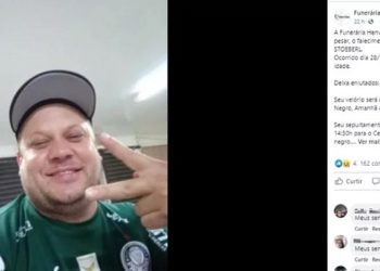 A Polícia Civil concluiu o inquérito sobre o assassinato de um torcedor palmeirense em Mafra, no Norte catarinense, após a final da Copa Libertadores de futebol. Alessandro Stoeber, 38 anos, foi morto a facadas por uma amigo flamenguista,