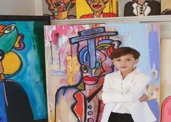 Andres Valencia tem sido um dos destaques da Semana de Arte de Miami e já vendeu obras para a atriz Sofia Vergara e para o 'Lobo de Wall Street' Jordan Belfort