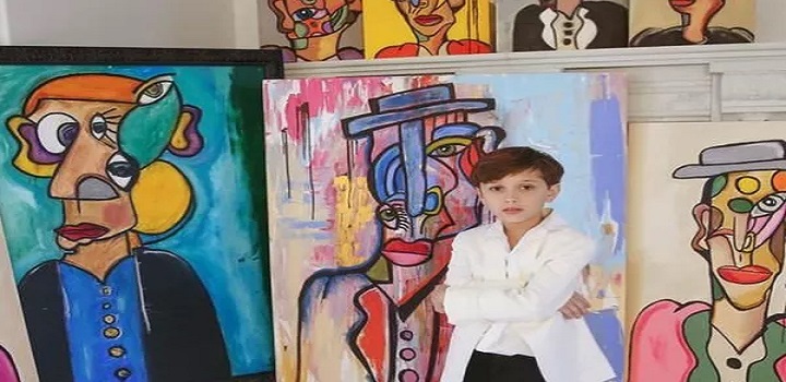 Andres Valencia tem sido um dos destaques da Semana de Arte de Miami e já vendeu obras para a atriz Sofia Vergara e para o 'Lobo de Wall Street' Jordan Belfort