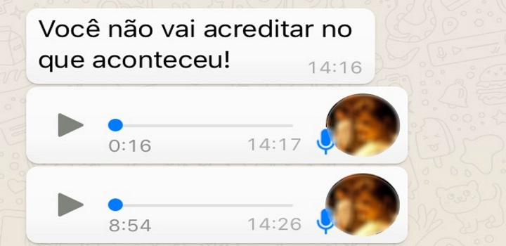 Ouvir audio no whatsapp antes de enviar
