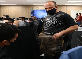 Luciano Augusto Bonilha Leão, 44, auxiliar da banda e condenado a 18 anos de prisão por homicídio simples com dolo eventual. (Foto: AFP / SILVIO AVILA)