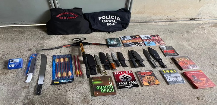 Segundo as investigações, grupo praticava e incitava crimes contra negros e judeus. Agentes foram para endereços no Rio de Janeiro, São Paulo, Minas Gerais, Rio Grande do Norte, Paraná, Santa Catarina e Rio Grande do Sul.