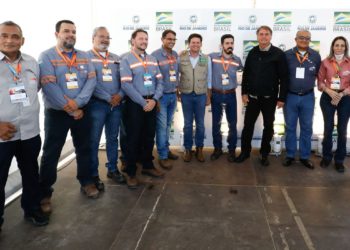 Visita do presidente Jair Bolsonaro ao Porto do Açu, em São João da Barra