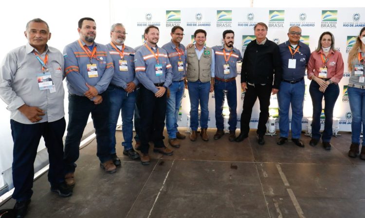 Visita do presidente Jair Bolsonaro ao Porto do Açu, em São João da Barra