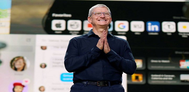 CEO da Apple ganhou quase US$ 100 milhões em 2021. Valor é 1.400 vezes maior do que média recebida por seus empregados