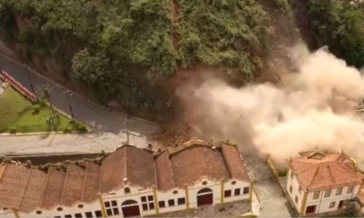 Ouro Preto-MG: Deslizamento foi previsto por estudos realizados em 2016