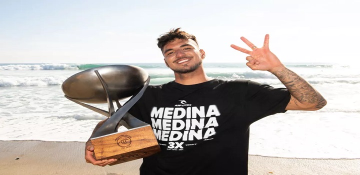 Gabriel Medina anuncia pausa na WSL