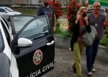 Gily Cristina Zinovetz, condenada pelo homicídio do ex-marido Jorge Pinto Duarte, no Trevo de Itacuruçá, na Rodovia Rio-Santos, em Mangaratiba, Costa Verde.