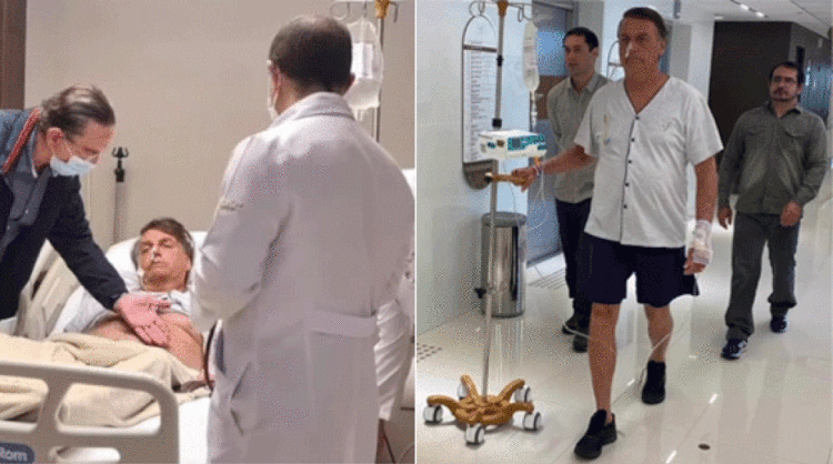 Os médicos que acompanham o presidente Jair Bolsonaro descartaram a necessidade de o presidente passar por uma nova cirurgia.