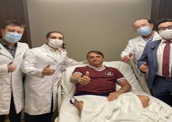 Presidente estava no Hospital Vila Nova desde a madrugada de segunda-feira (3) por conta de um quadro de obstrução intestinal