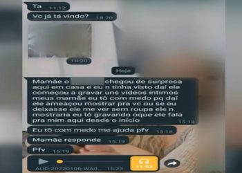 Homem é preso após filha da namorada gravar áudio de quando ele fala para garota tirar a roupa e faz vídeo íntimo