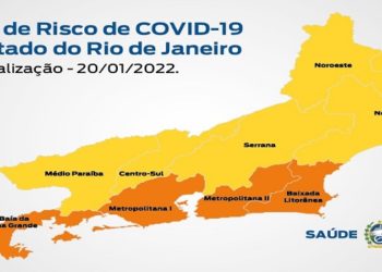 65ª edição do Mapa de Risco da Covid-19: confiram situação em todas a regiões do Estado do Rio