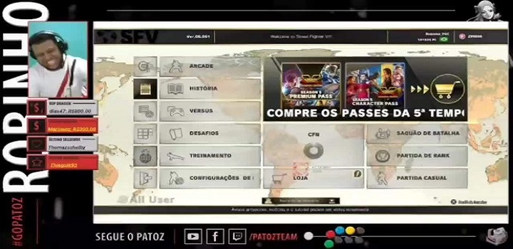 Nesta sexta-feira (7), o jogador e campeão da CPT de Street Fighter V, Robson “Robinho” Oliveira, foi banido permanentemente pela Capcom de todos os eventos futuros oficiais ou pertencentes da empresa.