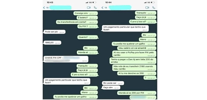O ladrão se passou por amigo, mas a vítima sabia que ele havia perdido o celular em um assalto Além de não cair no golpe, o rapaz decidiu enganar o ladrão e ganhou R$ 228