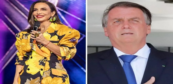 Ivete Sangalo incentiva coro de ‘Ei, Bolsonaro,