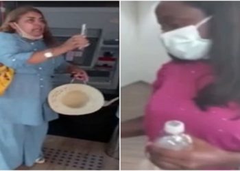 agressora, que está longe de ser uma mulher 'branca', ainda afirmou que 'negro não presta' e disse que a vítima 'jogou uma praga' nela, razão pela qual não parava de tossir.