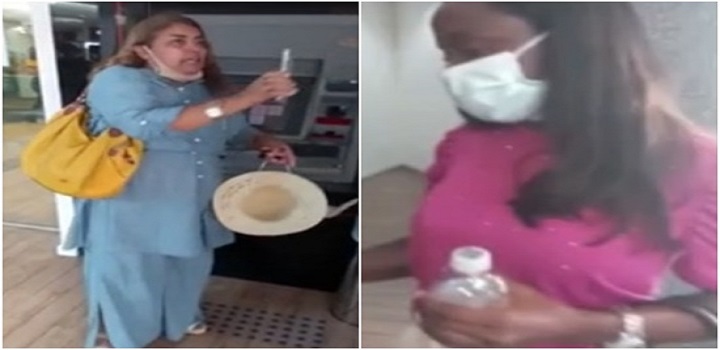 agressora, que está longe de ser uma mulher 'branca', ainda afirmou que 'negro não presta' e disse que a vítima 'jogou uma praga' nela, razão pela qual não parava de tossir.