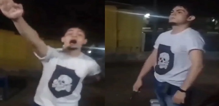 Homem faz saudação nazista em Teresina