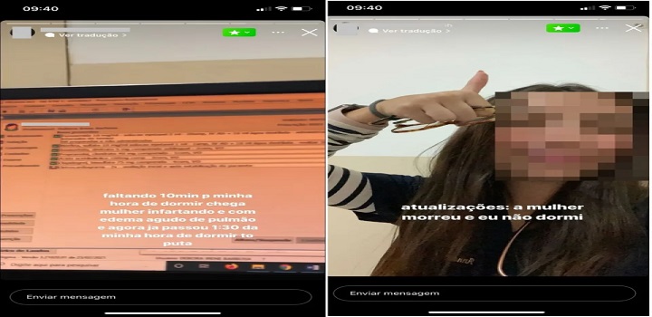 Uma estudante de medicina causou polêmica nas redes sociais após ironizar a morte de uma paciente no hospital onde faz estágio em Marechal Deodoro, Alagoas, na última terça-feira (8).