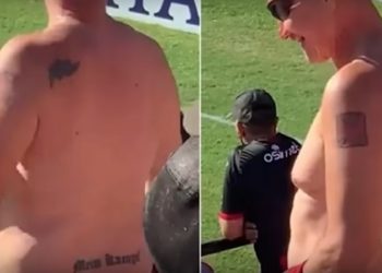 Homem com tatuagens nazistas é expulso de estádio no Rio Grande do Sul Caso ocorreu no estádio Bento de Freitas durante a partida entre Brasil de Pelotas e Novo Hamburgo, válida pelo Campeonato Gaúcho